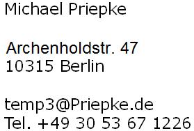 Telefon und Mail-Adresse